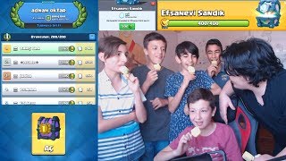 23 Nisan Çocuklara Sandiklarimi Açtiriyorum Clash Royale