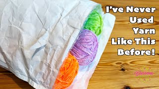 I've Never Used Yarn Like This Before! 🧶