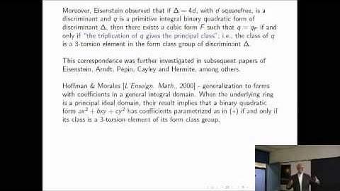 Integers Represented by Binary Quadratic Forms and Torsion in the Form Class Group - Andrew Earnest