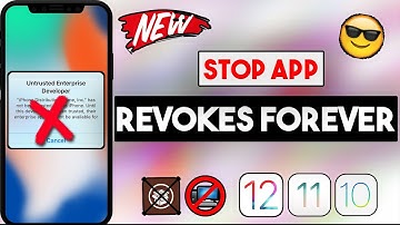 New Updated STOP App Crashes / Revokes Free (NO JAILBREAK/COMP) iOS 12/11.4/11/10 iPhone/iPod/iPad