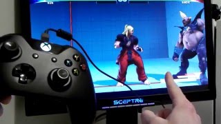 Xbox One Street Fighter V (SFV) Controller review - YouTube