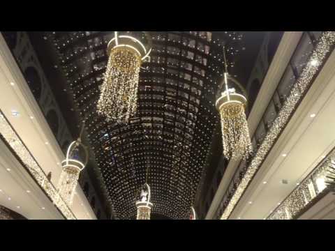 Mall of berlin (von innen und auÃen) weihnachtsbeleuchtung und ...