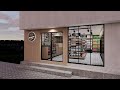 Diseño interior de Tienda de Abarrotes (Modelado con Revit 2019 y recorrido virtual con Enscape)