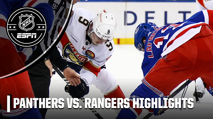 Florida Panthers vs. New York Rangers | Full Game Highlights