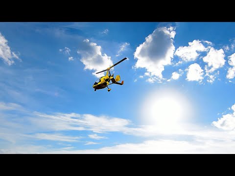 🚁Съёмка Автожира🔥(гироплан/гирокоптер)🎵Music: ES_Dreamaway dreem