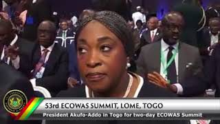Watch The Opening Ceremony Of 53Rd Ecowas Summit Happening In Togo