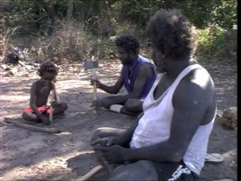 Lipalipa (Dugout canoe) project with Peter Djumbu and Trevor Djarragaygay, Charles Darwin University