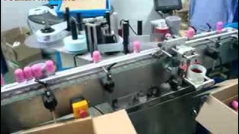 Automatic Round Bottle Fixed Point labelling machine
