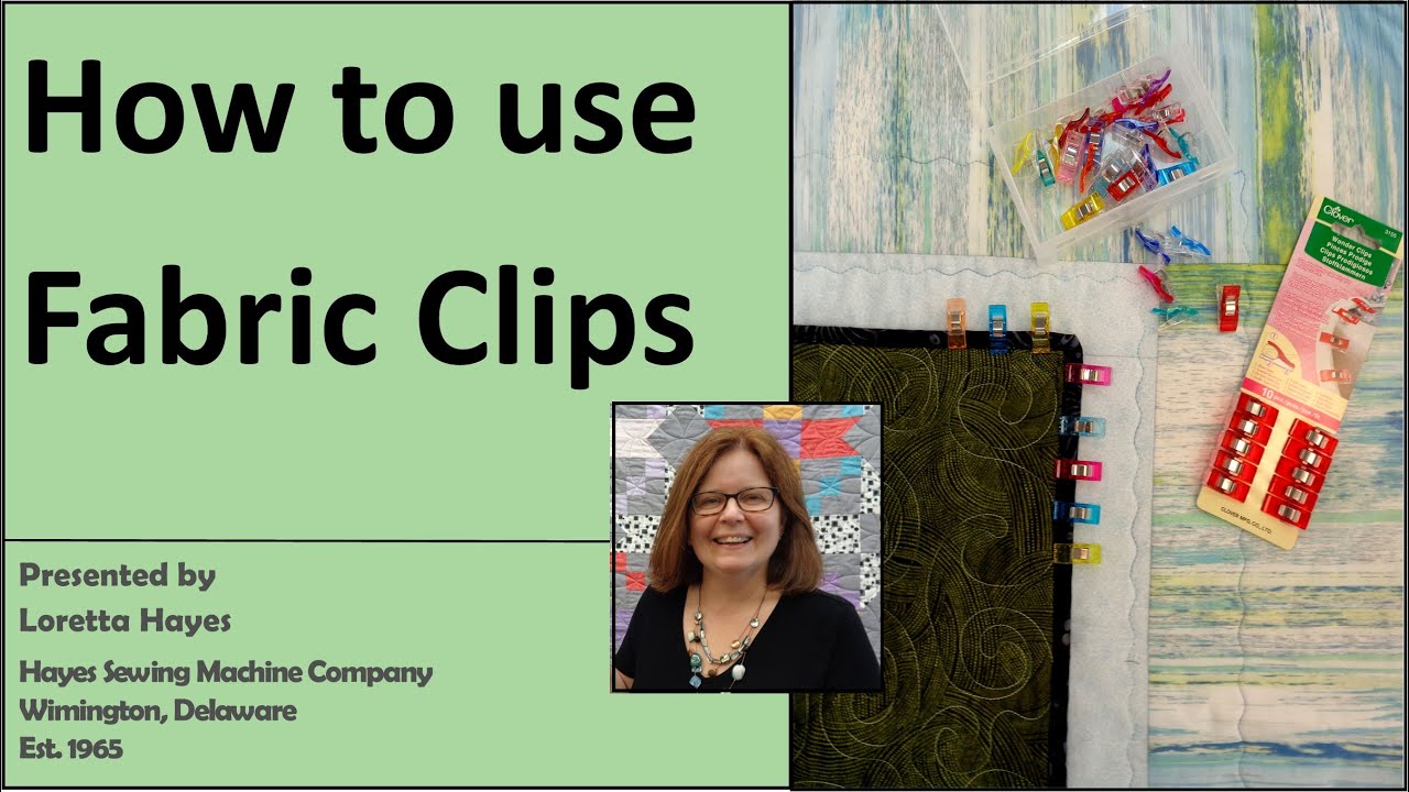 How to Use Fabric Clips, Wonder Clips, Magic Clips 