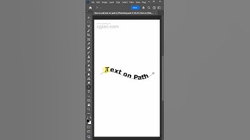 How to add text on path in Photoshop #photoshop #cgian