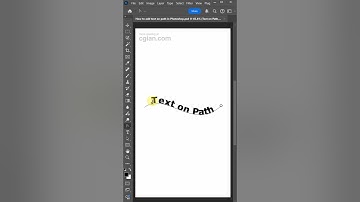 How to add text on path in Photoshop #photoshop #cgian