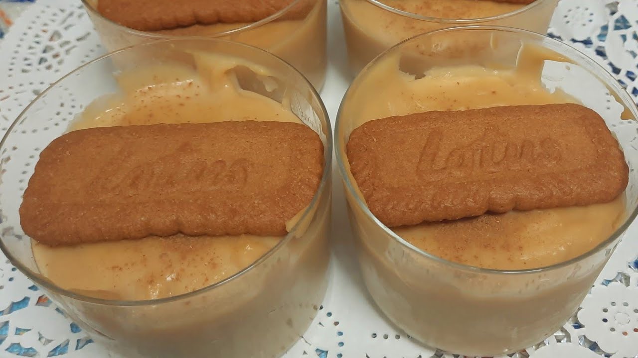Natillas de galletas Lotus