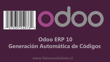 Odoo ERP 10 - Generación Automática de Códigos