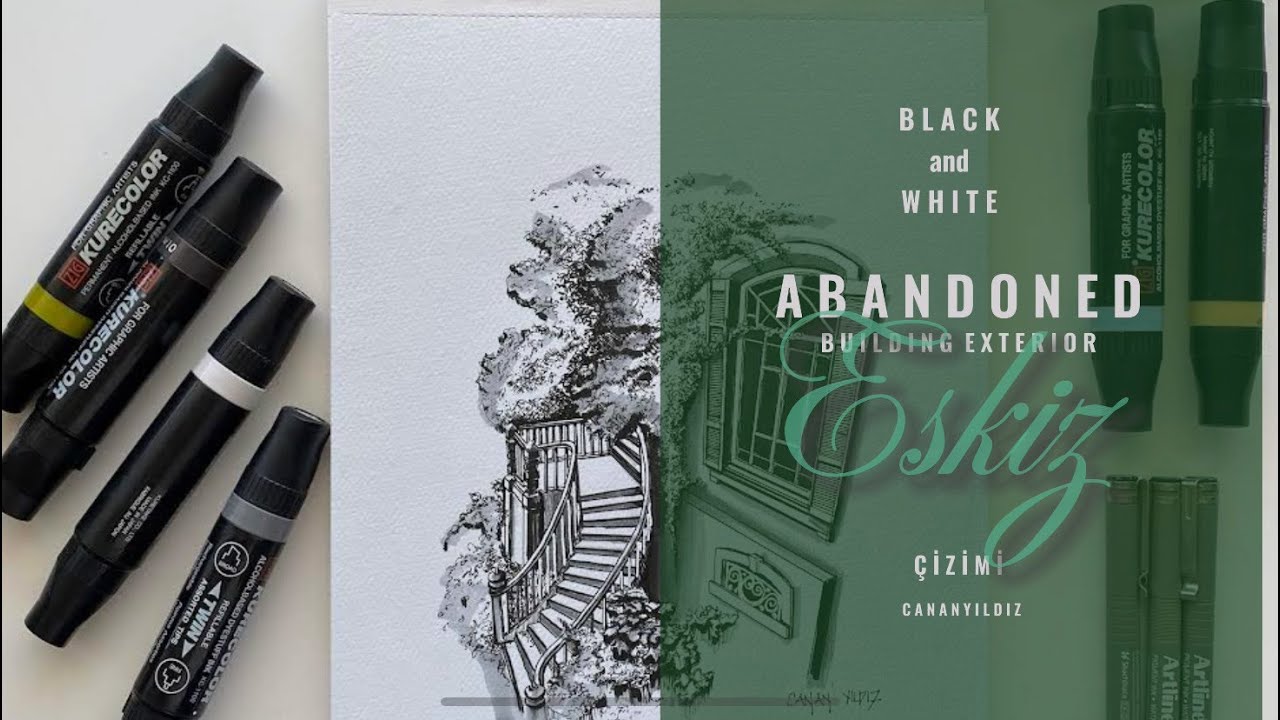 Terk Edilmiş Yapı / Abandoned /Cadde -Sokak / Mimari Eskiz Çizimi