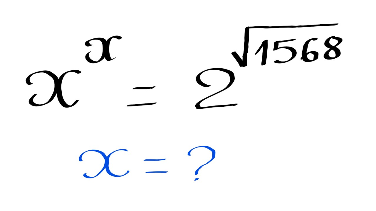 An interesting math problem, requiring a few simple skills