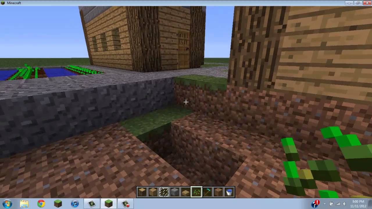 Minecraft Lets Build a Village Part 1 - YouTube