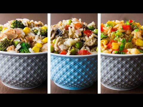 Video: Chicken Bell Pepper With Pea Rice - Healthy Recipes