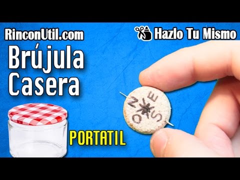 Cómo hacer una brújula de cartón reciclado