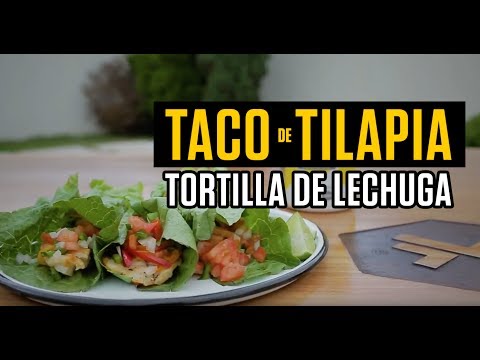 ¡TACOS DE FILETE DE PESCADO EN LECHUGA!