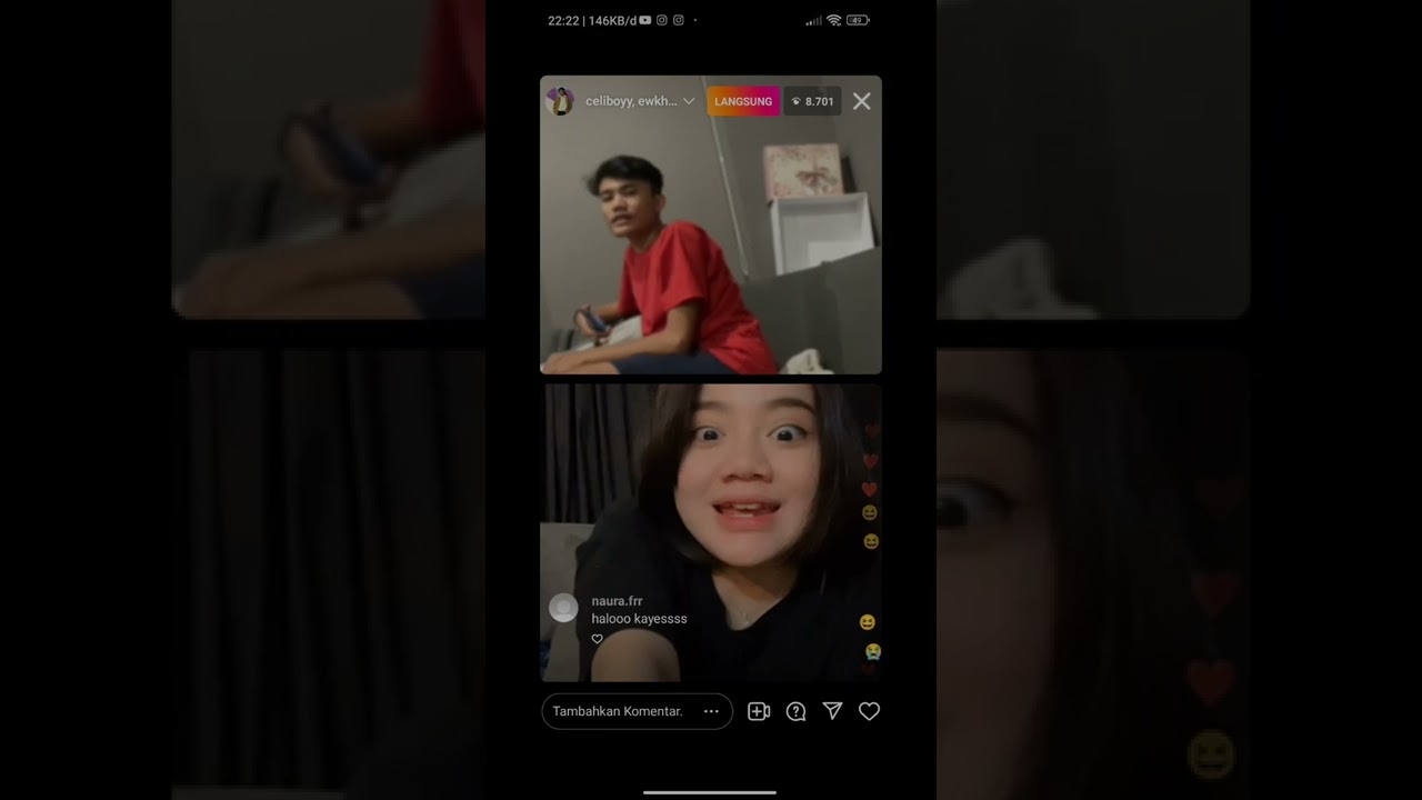 Celiboy dan Kayes live ig bareng | Celiboy gemes kayess di jelasin ga paham-paham??