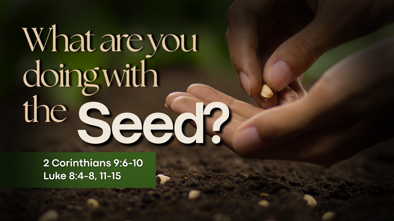 What Are You Doing With The Seed - Sunday Morning Service 5/3/26