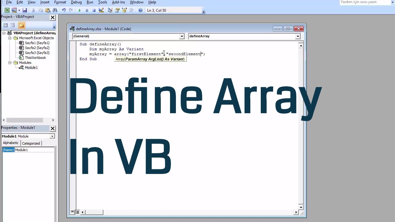 visual basic array assignment