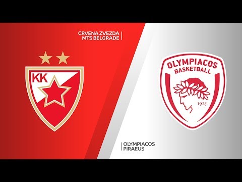 Crvena Zvezda mts Belgrade - Olympiacos Piraeus Highlights | EuroLeague, RS Round 15