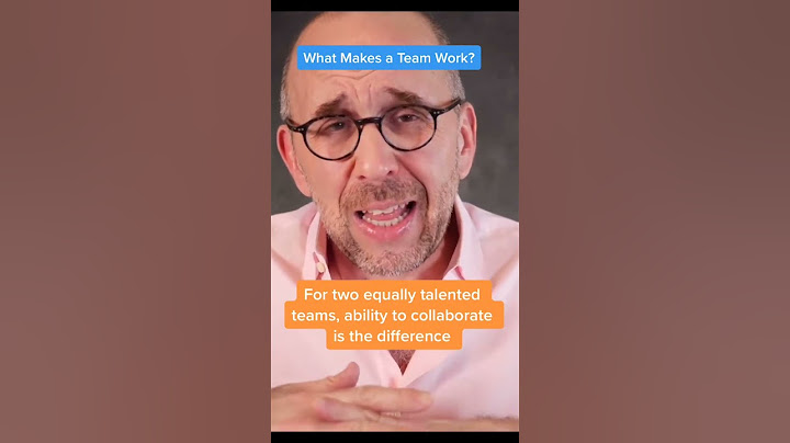 What makes a Team Work?