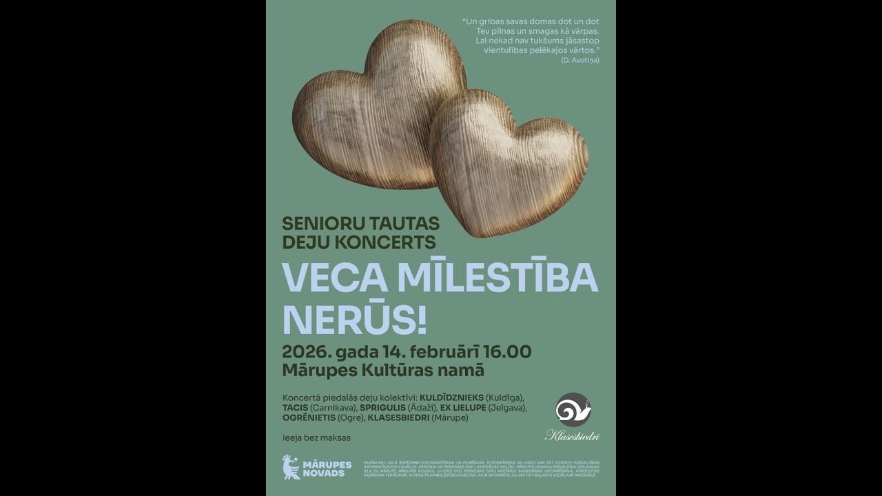 VECA MĪLESTĪBA NERŪS!