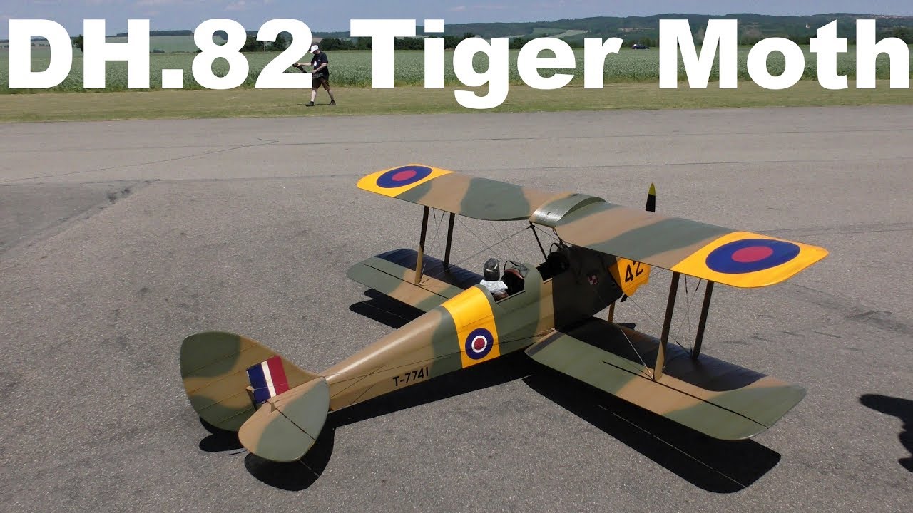 tiger moth rc plane