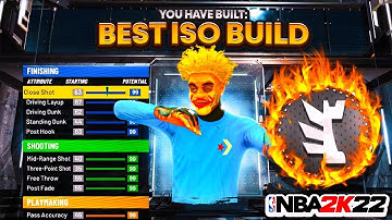 BEST GUARD BUILD IN NBA 2K22 - BEST 2-WAY PLAYMAKER BUILD w/ CONTACT DUNKS GREENS EVERYTHING