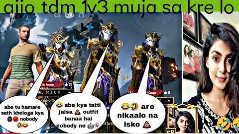 random 3 players call me noob 🥺😤 challange 1v3 tdm (part_2)