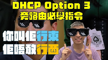 【行東唔敢行西】DHCP Option 3 設定詳解｜One-arm 模式必學技巧