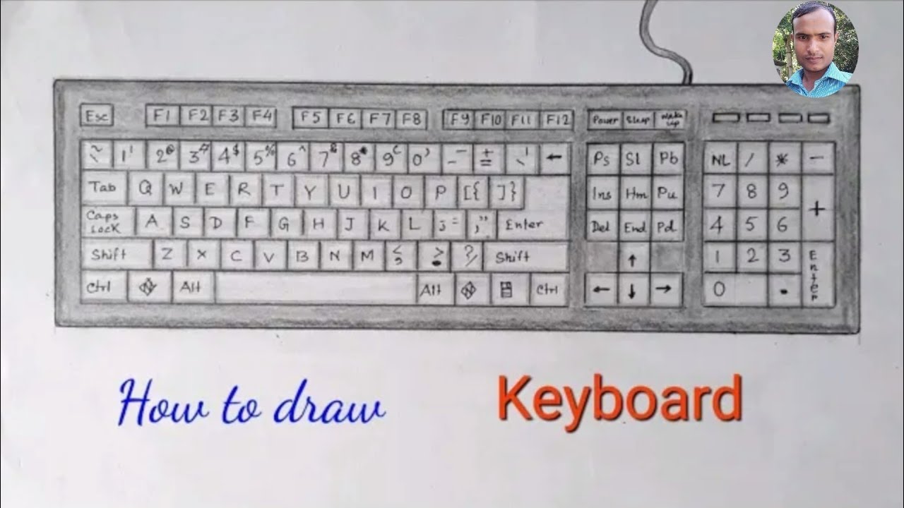 Featured image of post Easy Keyboard Drawing Images While the prtscn key already captures your full screen and sends it to your clipboard opening the snipping bar provides you with more snipping tools you can use for precise snipping