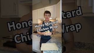 Honey Mustard Chicken Wrap High Protein Meal Prep Recipe #shorts