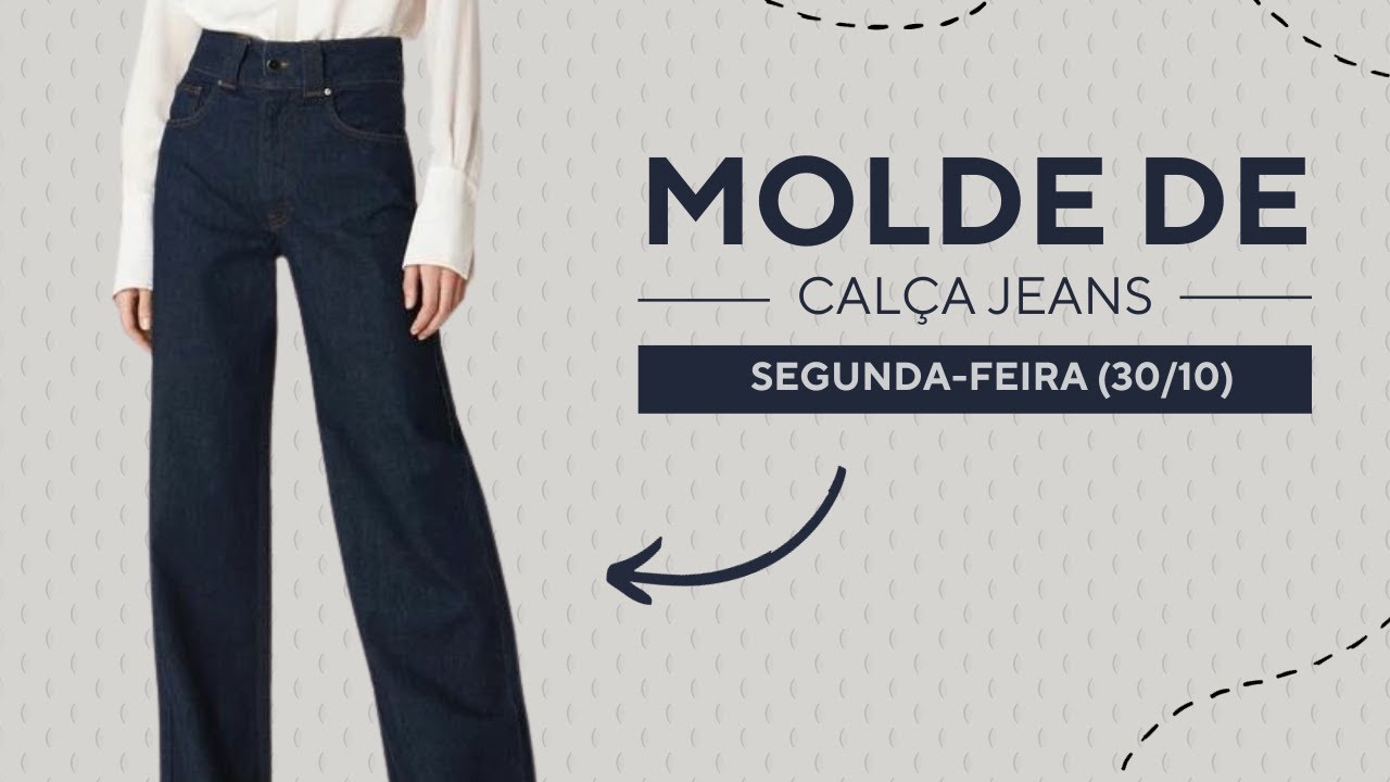 Como fazer Molde de Calça Jeans