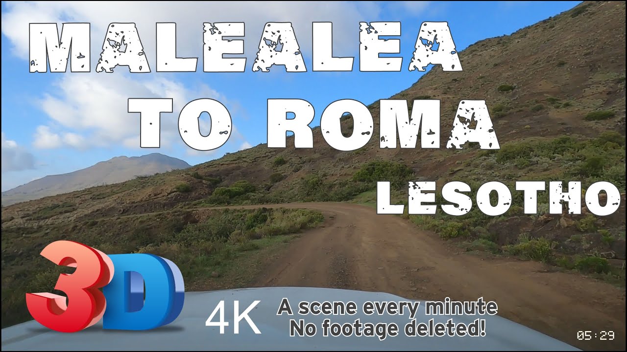 Driver's views : Lesotho : Malealea to Roma on New Yer's Day