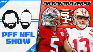 Who will the 49ers start at quarterback in 2023? | PFF