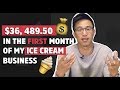 How We Made $36,489.50 in our FIRST Month of Our Ice Cream Business!!!