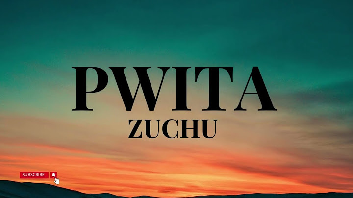 Pwita Zuchu - Official lyric video by TunesTz
