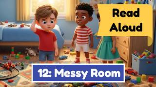 learn english stories messy room ben friends 12