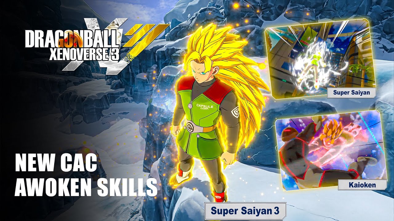 DRAGON BALL XENOVERSE 3 - Super Saiyan 3 CAC Awakening Transformation