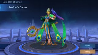 MLBB [ PHARSA ] Peafowls Dance ELITE SKIN FOR 1 DIAMOND Mobile Legend Bang Bang