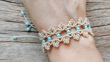 Pulseira Macramê com Miçangas: Tutorial Passo a Passo Fácil - Faça em Casa!