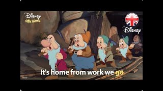 DISNEY SING ALONGS  | Heigh Ho - Snow White Lyric Video! |  Official Disney UK #snowwhite #disney