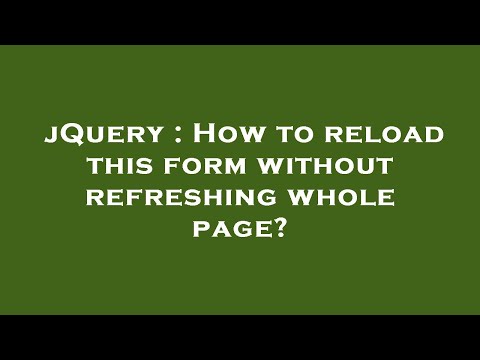 jQuery : How