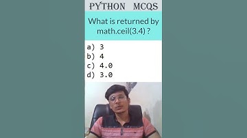 Python Programming MCQ Solved Quickly | Python Shorts #infytqmcq #infytq #pythonprogramming #python