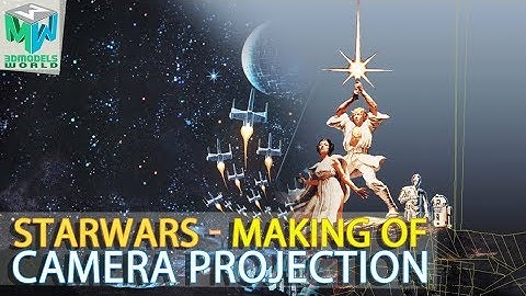 Maya Camera Projection Breakdown: Star Wars A New Hope 3D Animation