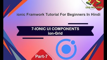 IONIC UI Components  - Ion-grid