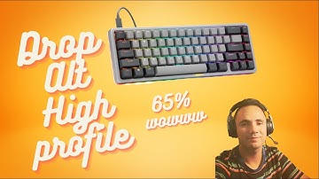 DROP ALT HIGH PROFILE 65% Mechanical Keyboard Unboxing, Review, Sound Test, And Typing Test!